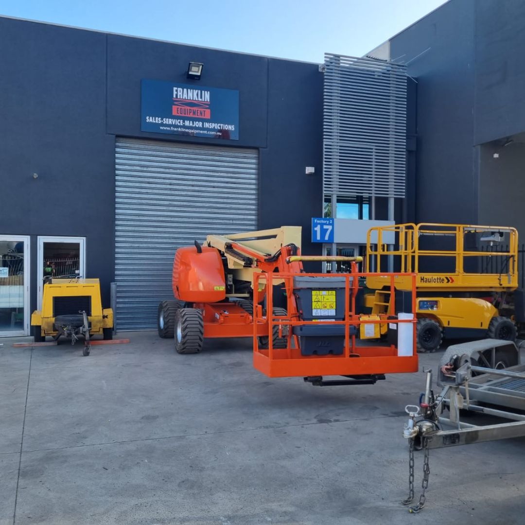 Used access equipment at Franklin Equipment Williamstown