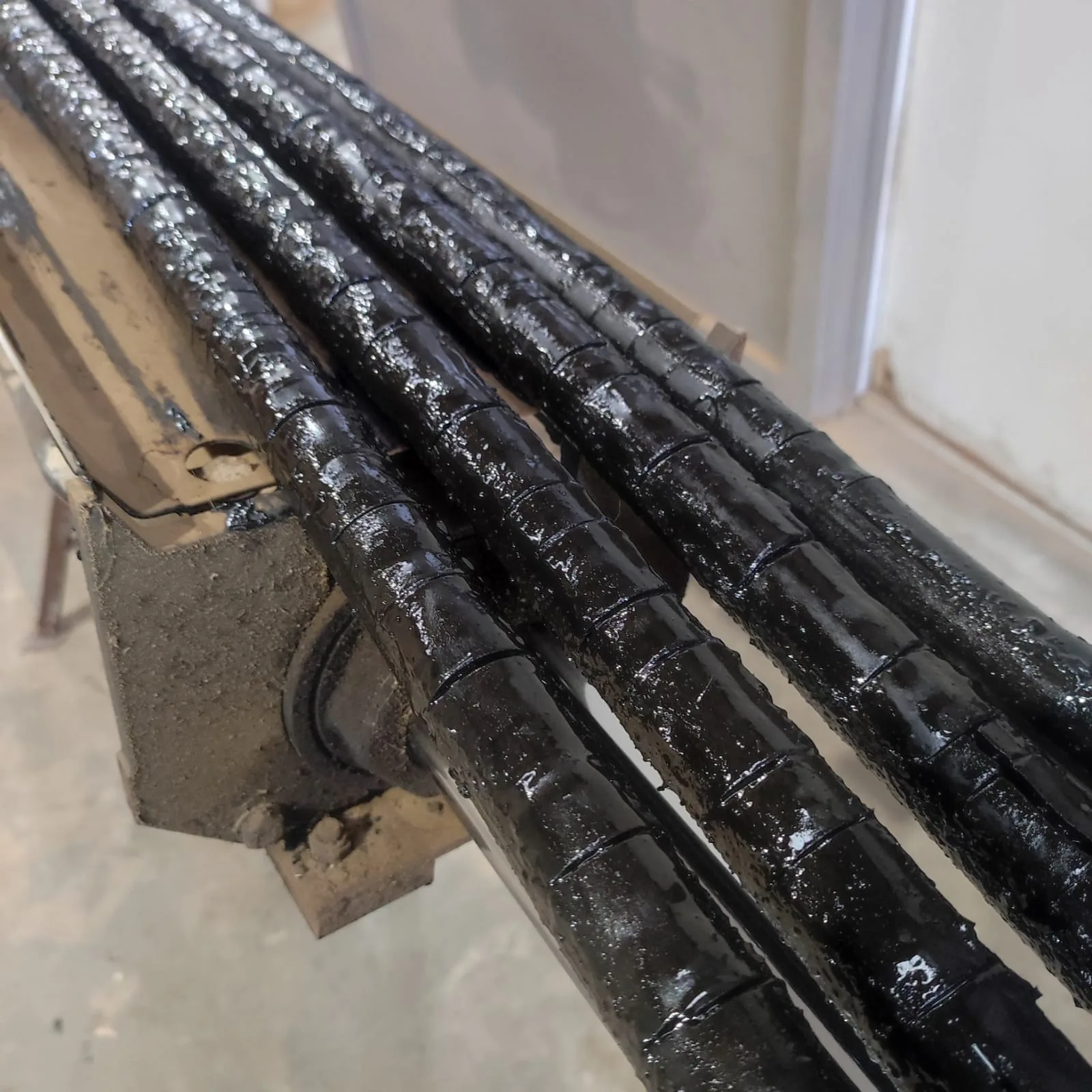 Contaminated hose bank removed for full assessment