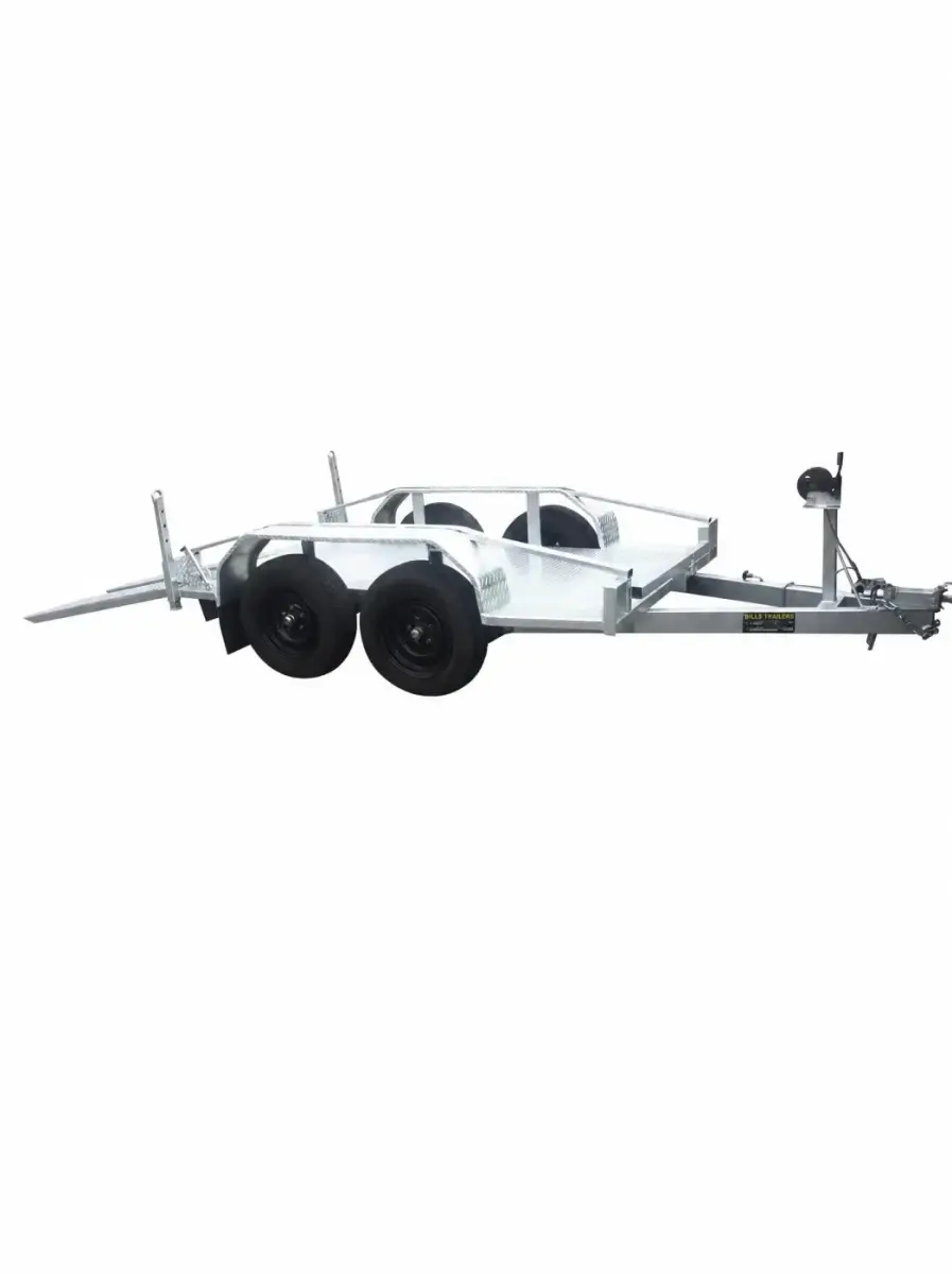 7x4 Galvanised Scissor Lift Trailer