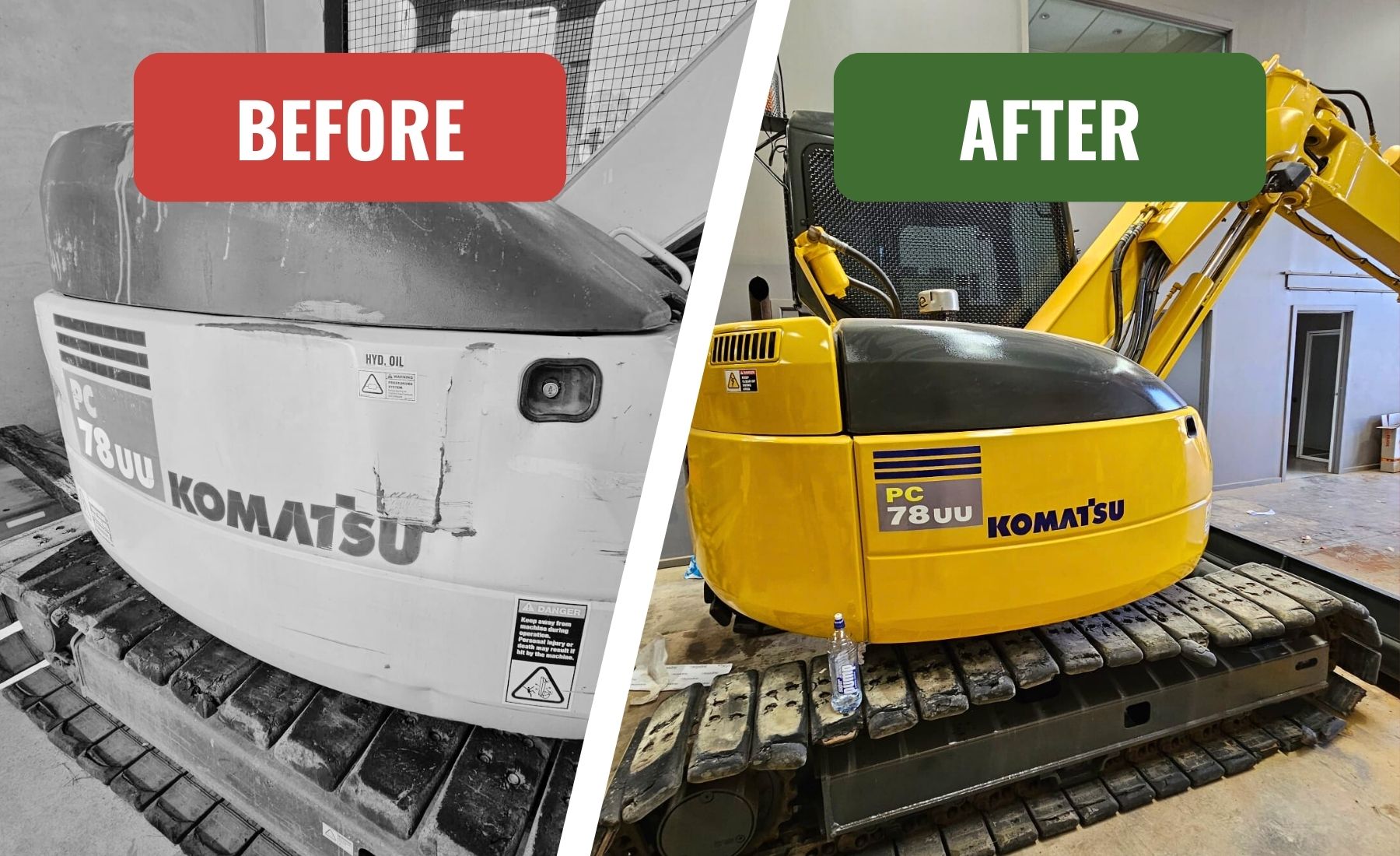Komatsu PC78 Refurbishment